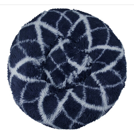 Lit pour Chat, Coussin Moelleux, Doux Lavable pour Chats Chiens (Bleu Marine, 70cm), Ensoleillé (1/5)
