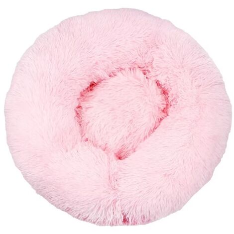 Coussin de Lit pour Chat Moelleux Doux Lavable pour Chats Chiens (Rose Clair, 40cm), Ensoleillé (1/5)