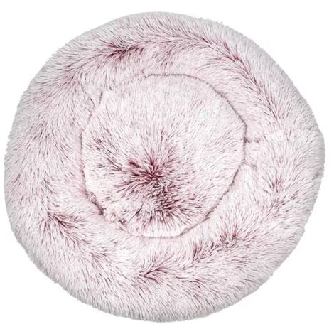 Lit pour chat, coussin moelleux, doux lavable pour chiens chats (dégradé rouge, 70 cm), Ensoleillé (1/5)