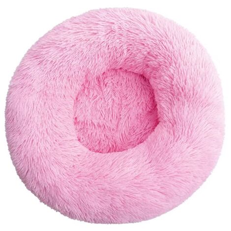 Lit pour Chat, Coussin Moelleux, Doux Lavable pour Chiens Chats (Rose Vif, 80cm), Ensoleillé (1/5)