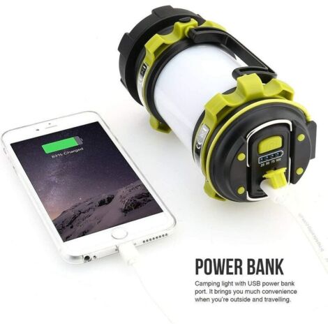 Lampe torche puissante rechargeable