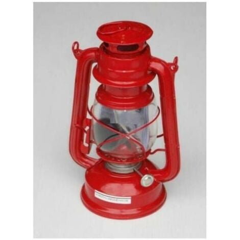 Lampe tempête à huile - Rouge, Ensoleillé