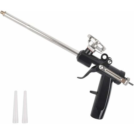 Pistolet à mousse, pistolet à mousse de construction en polyuréthane, pistolet de distribution de mousse expansible TPE, adapté à la mousse d'assemblage de mousse de pistolet, Ensoleillé (1/5)