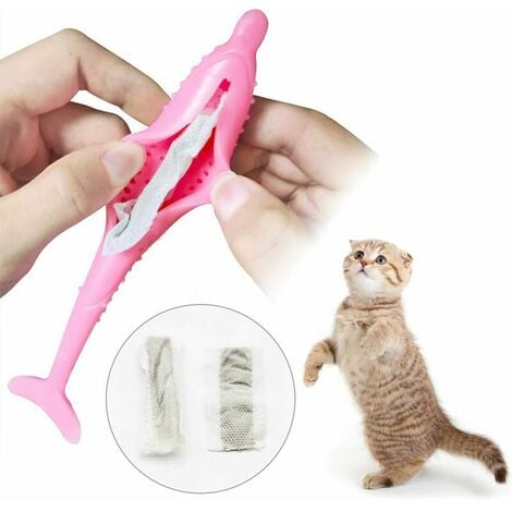 Brosse à dents pour chat, jouet de nettoyage des dents en forme de