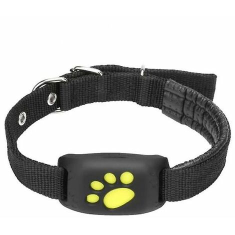 Chiens Chats Gps Suivi Pet Gps Tracker Collier Anti-perdu Dispositif De Suivi en temps réel Localisateur De Colliers pour Animaux de Compagnie Avec Micro -black, Ensoleillé