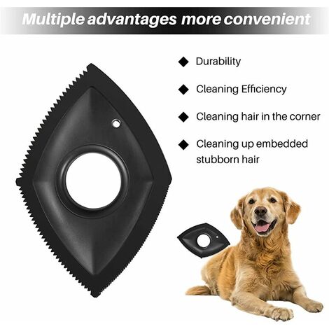 Épilateur à Poils D'Animaux Double Face - Nettoie Canapé, Tapis, Vêtements