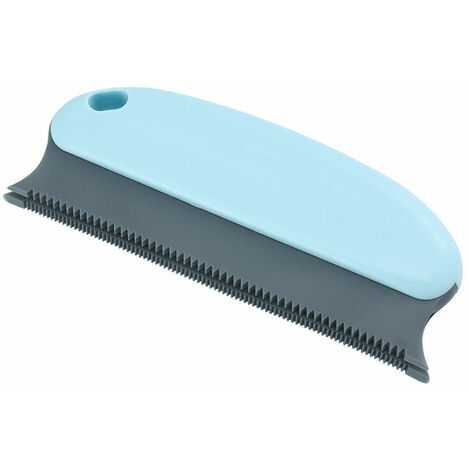 Anti-Poils Brosse,Peigne pour Animaux de Compagnie 2 in 1 - Brosse de Nettoyage réutilisable pour Chien, Chat, Vêtements, Coussin, Canapé, Voiture, Lit(Bleu clair) (1/5)
