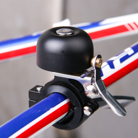 Cloche De Vélo Classique En Aluminium Et Bois - Pour Guidon 22.2mm, Son Fort Et Clair - Accessoire Sécurité Et Cadeau Cycliste