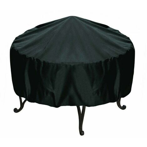 Couverture de barbecue de jardin extérieur couverture de barbecue ronde UV anti-poussière anti-pluie,7530cm (1/5)