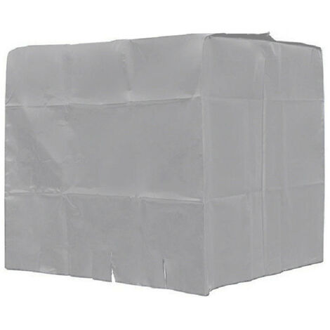 Couvercle anti-poussière de couvercle de seau 1000L, couvercle de protection de couvercle de seau de tonne de réservoir d'eau IBC, couvercle de réservoir d'eau en tissu Oxford 210D,argent (1/4)