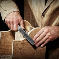 Râpe Semi-circulaire En Acier Pour Sculpture Sur Bois, 1044 Cm, Matériau En Acier Au Carbone (25,4 Cm