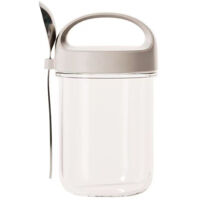 Pot de yaourt à emporter – pot de muesli – verre – Grey