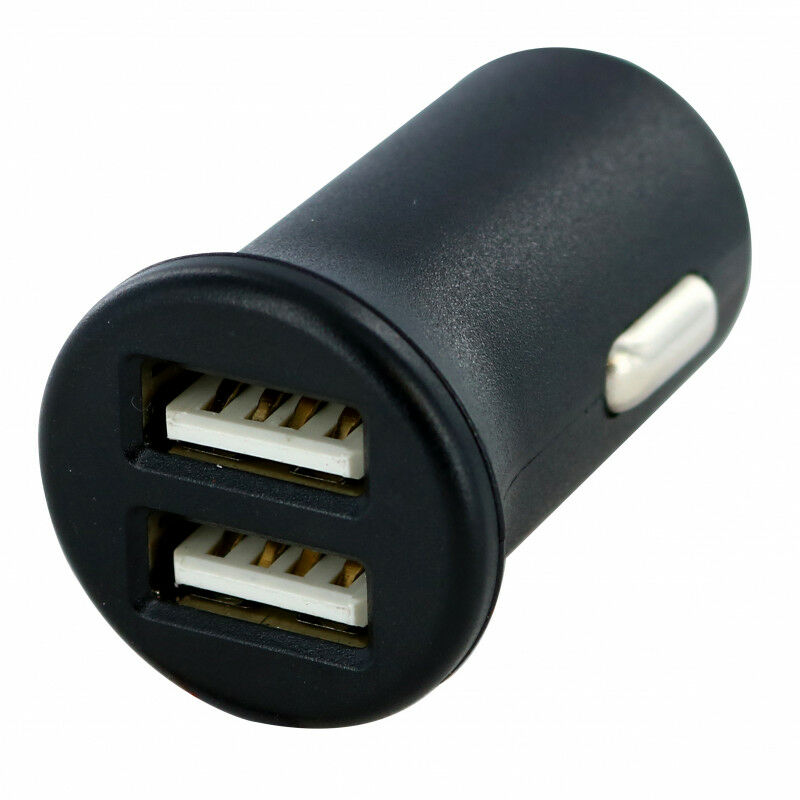Chargeur rapide USB 2.4A sur prise allume-cigare (noir) - Câble USB Goobay  sur