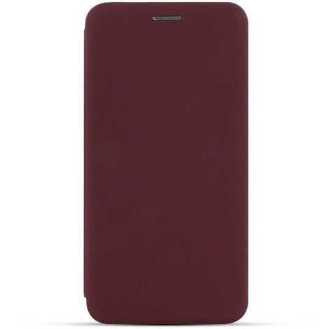 Etui folio Soft Touch pour Samsung A22 4G - bordeaux (1/3)