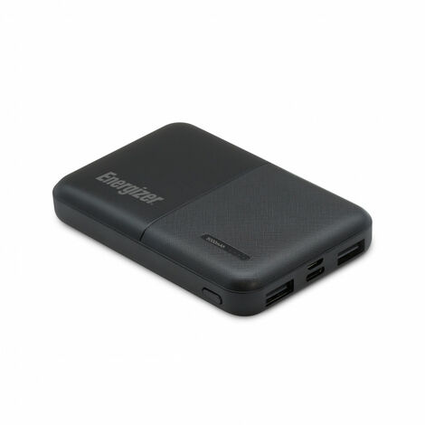 Batterie de secours 5000 mAh 2 USB-A+1 USB-C Max Series - noire (1/5)