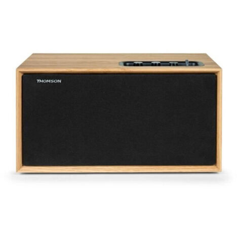 Thomson WS502 ensemble audio pour la maison Système micro audio domestique Noir, Bois