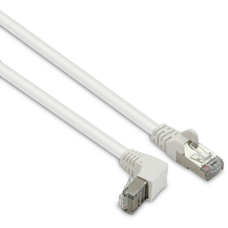 Câble Ethernet RJ45 CAT 6a mâle/mâle coudé - FTP 0,5 m (1/5)
