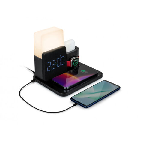 Réveil Lumineux & Station de charge 4 en 1 (1/5)