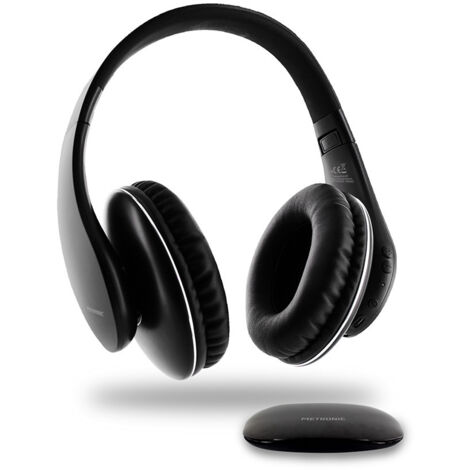 Casque TV sans fil avec entrée audio numérique - noir (1/5)