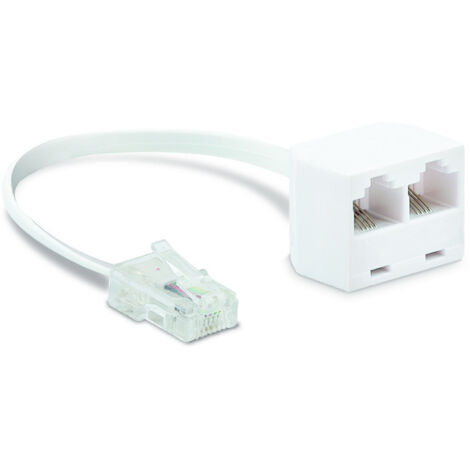 Répartiteur RJ45 mâle / 2 RJ11 femelle