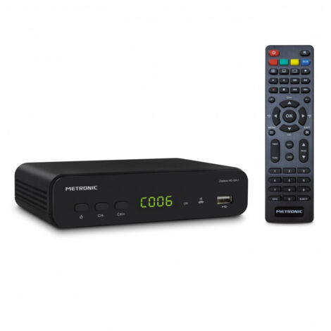 Décodeur TNT Metronic Zapbox UHD-S1 – 4K – Neuf Sous Blister