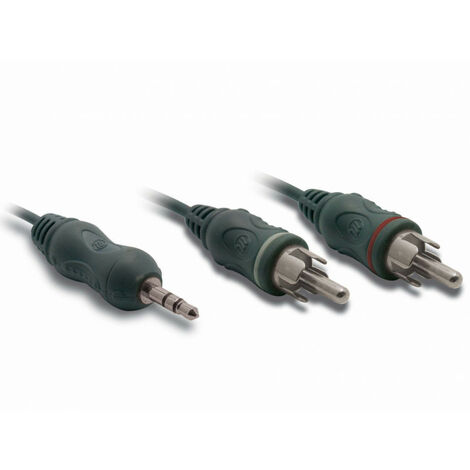 Cable Rca Audio Y Video Adaptador Av 3 A 1 3.5mm A Rca 1.20m