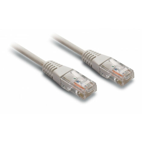 Câble Ethernet RJ45 CAT 5e mâle/mâle droit - UTP 10 m - Blanc