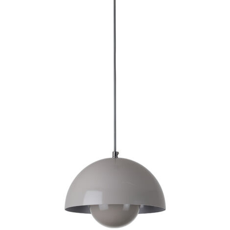 Modern Hängeleuchte Grau Pendelleuchte Metall Deckenlampe Pendelleuchte Wohnzimmerleuchte