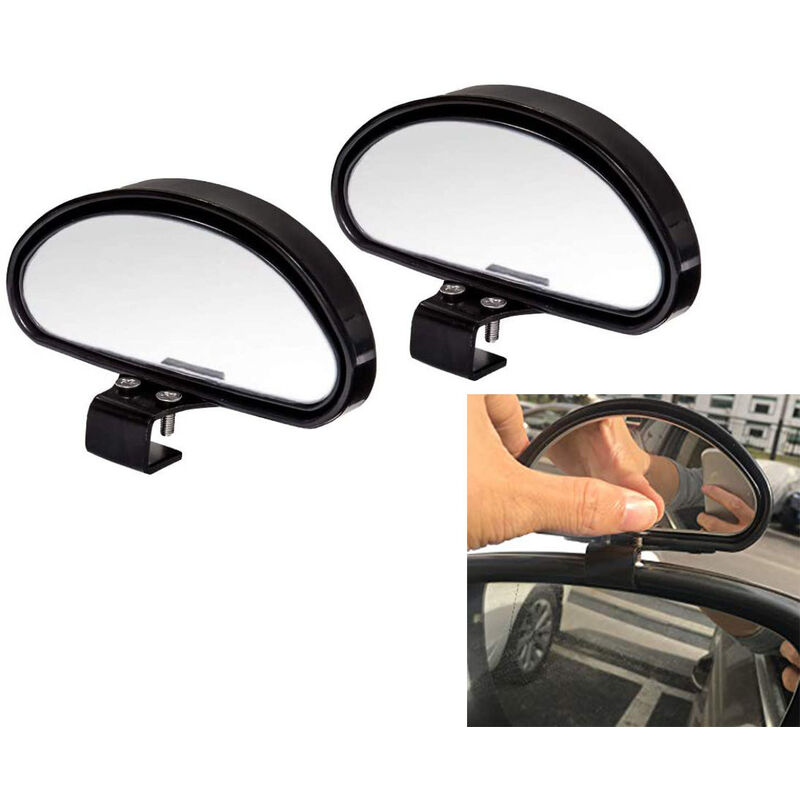 Autorückspiegel 2 Stück Runde Spiegel Set Hd 360 Grad Verstellbare