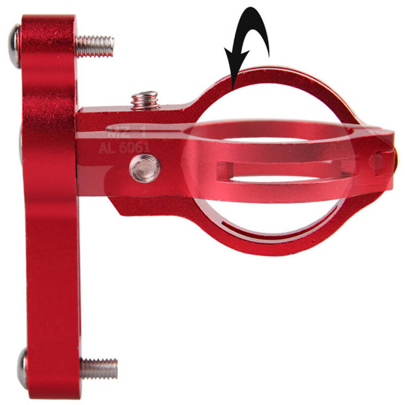 Fahrrad-Flaschenhalter-Adapter, verstellbare Halterung, Rennrad-Lenker,  Wasserflaschenhalter – Rot M01