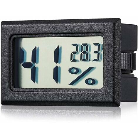 Mini-Thermometer-Hygrometer, LCD-Monitor, Luftfeuchtigkeit