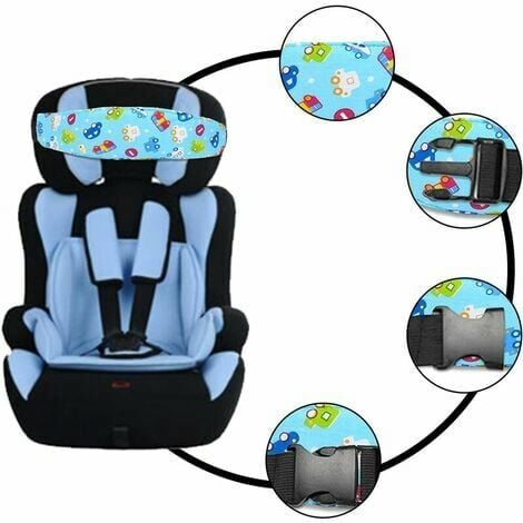 CRUEL 1 Stück Autositz-Zubehör, Auto-Sicherheitsgurt, Baby-Kopfstütze,  Schlafhilfe, Baby-Kopfhalter, Autositz-Augenmaske –