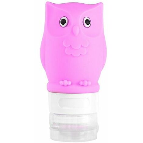 UNNKUE Cute Owl Silikon Reiseflaschen Behälter Shampoo Tubes Auslaufsicher  Nachfüllbar LMLY