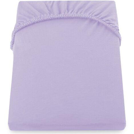 Drap-housse grands bonnets 40 cm en jersey coton Violet