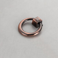 4 Tiroirs Poignées métal TIRAGE SORT ANTIQUE BRONZE/STYLE VINTAGE à anneau boutons 