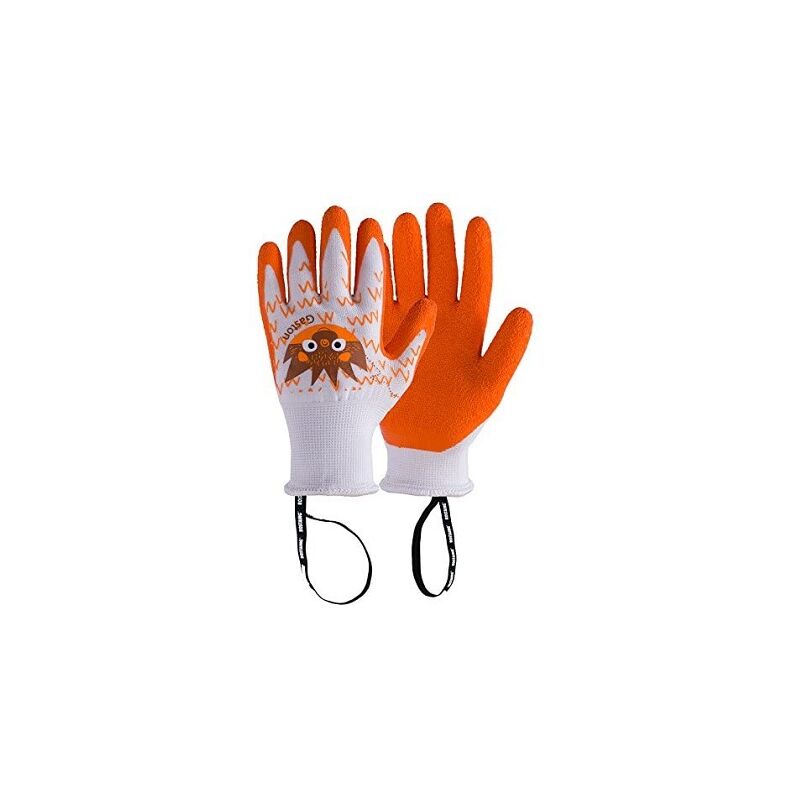 Gants Enfants Avec Cordon - Motif Renard - Laine Douce - Taille 1-4 Ans - Rose - Pour Hiver
