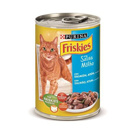 PURINA FRISKIES Pâté pour chat viandes et aux poissons en sauce