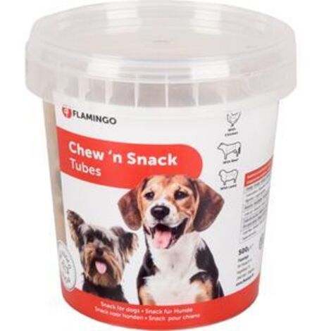 Flamingo Chew 'N Snack Tubes Poulet, Veal et Lamb - 500 gr (1/2)