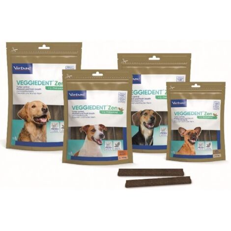 Veggie Dent Zen S Snack HygiЏne orale et dtente pour les petits chiens (1/2)