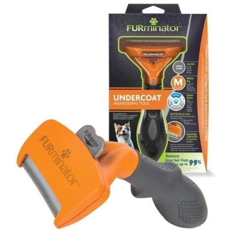 Furminator Brosse Sous-couche Cheveux Longs Cheveux, Courses moyennes M (1/5)
