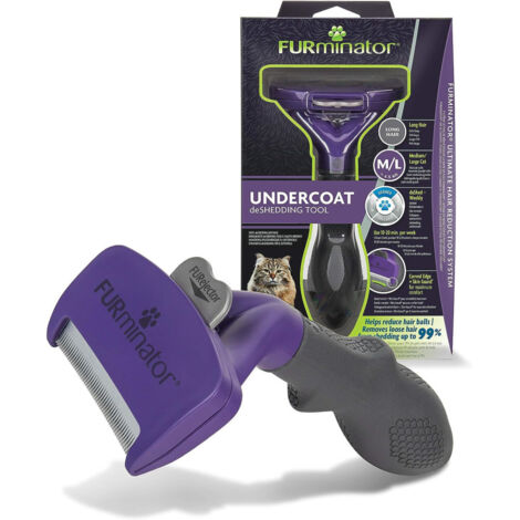 Brosse de sous-couche furminator pour les grands chats љ poil љ cheveux longs 4,5 kg