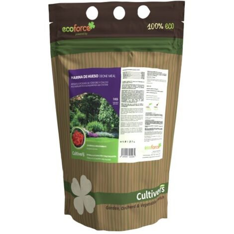 Farine D'Os CULTIVERS 1 Kg - Engrais Naturel Phosphore Calcium Pour Plantes Et Jardins