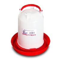 Buveur d'oiseau GYC avec ASA, plastique rsistant, 1,5 litre