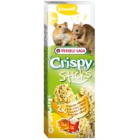 Sticks croustillants hamsters - rats pop-corn et miel, 2 pices 100g
