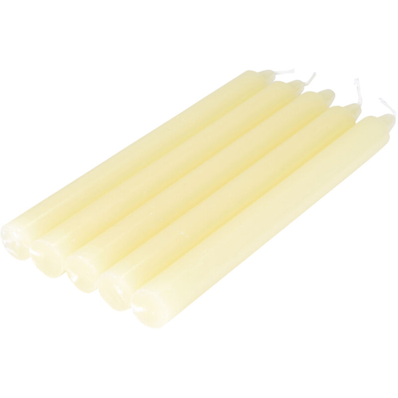 Duni Bougies Cylindriques Mat Blanc 150x70mm 6 Pièces