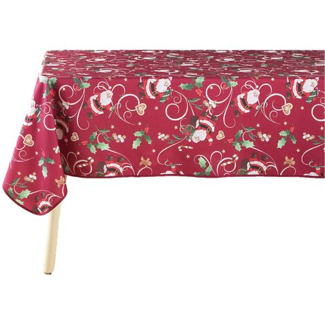 Nappe rectangulaire (L240 cm) Bully Rouge
