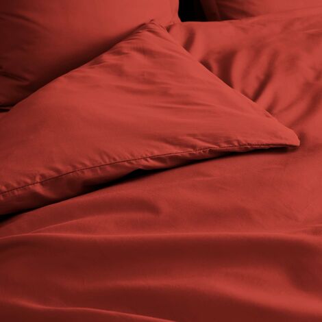 Housse De Couette VENT DU SUD – Percale De Coton Blanc – 260x240 Cm – Neuf