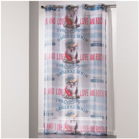 Panneau a oeillets 140 x 240 cm Girly Cat (1/2)