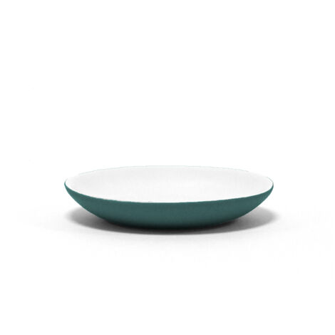 Porte savon en gres 11.5 x 2 cm Mambo emeraude (1/2)