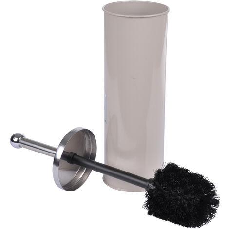 Brosse de toilette 9.5 x 37 cm Metalia taupe (1/2)